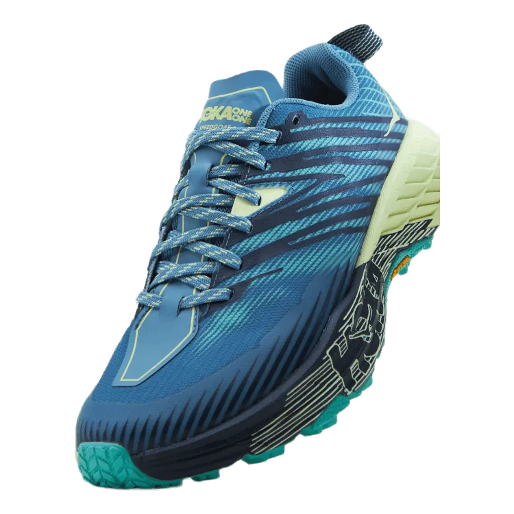 Hoka One One W speedgoat 4 wide Provincial blue / luminary gre